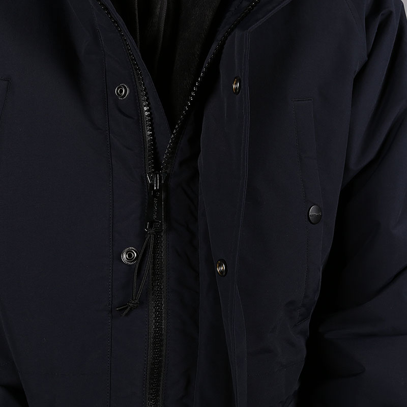 мужская синяя куртка Carhartt WIP Anchorage Parka I000728-navy/black - цена, описание, фото 3